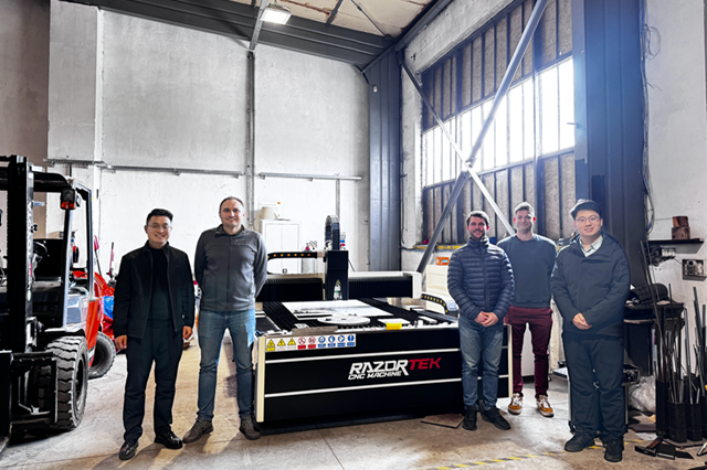 Razortek product after-sales training in Poland