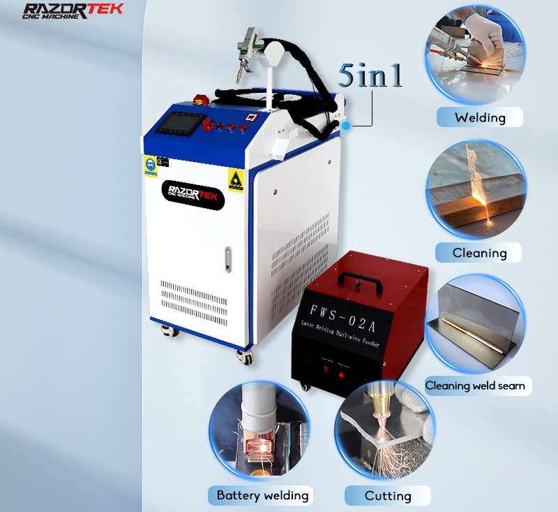 Razortek 5in1 Double Swing Waver Controller Fiber Laser Welder