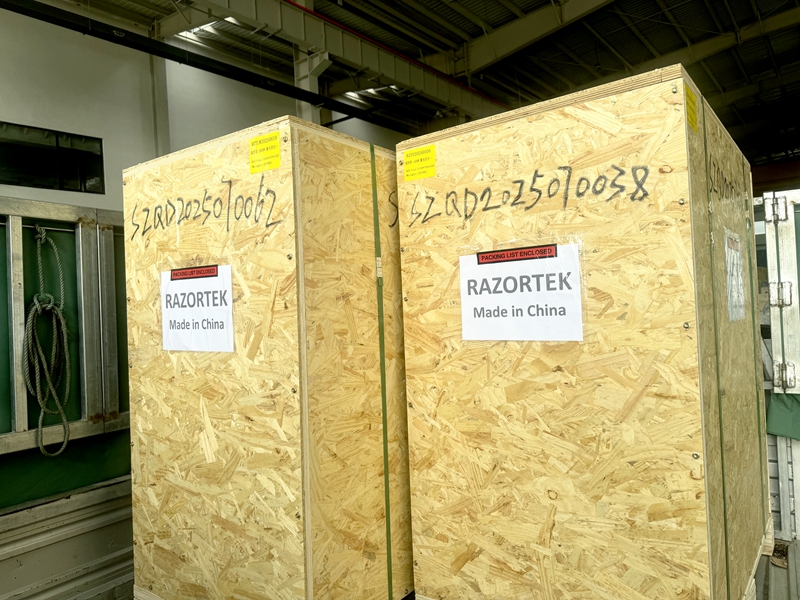 Two Razortek Fiber Laser Welding Machines Shipped to Russia!