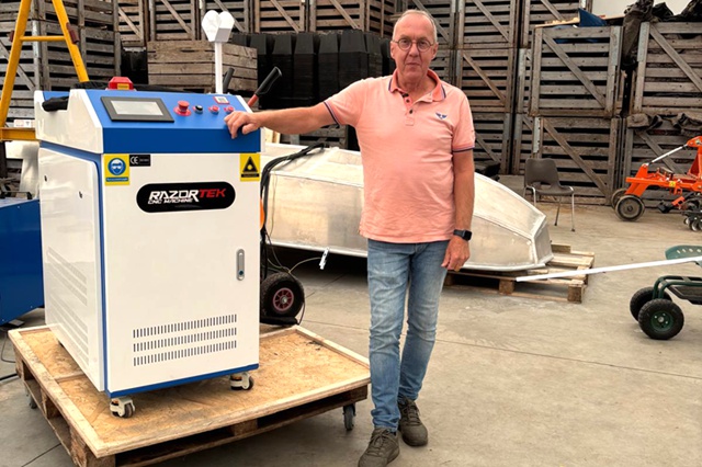 Razortek Fiber Laser Welder In The Netherlands