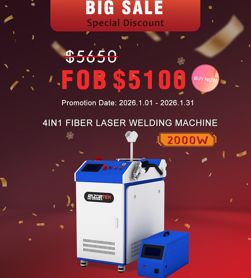 Razortek 4IN1 Fiber Laser Welder Special Promotion