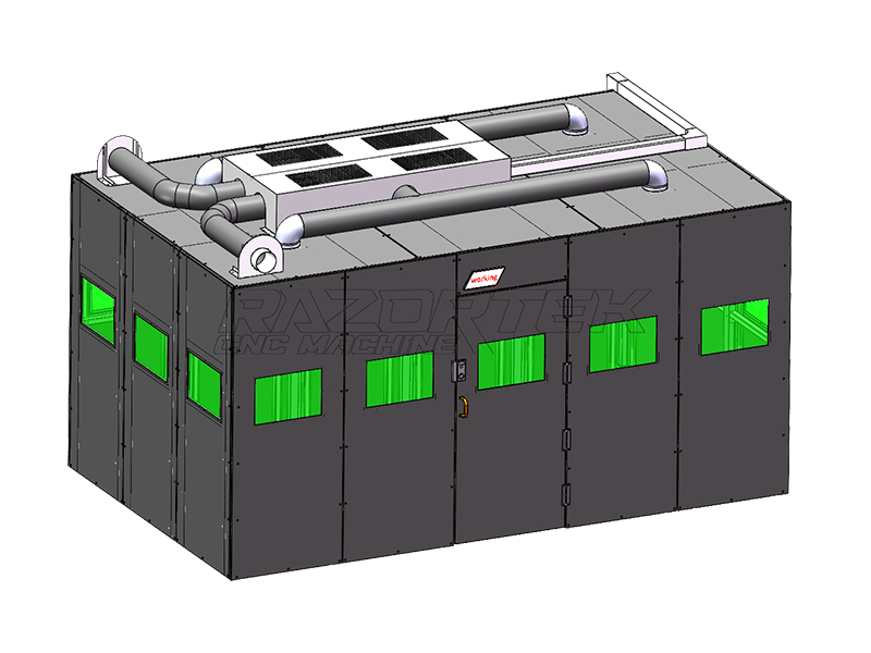 Razortek Customizable Size Safety Welding House For Laser Welder