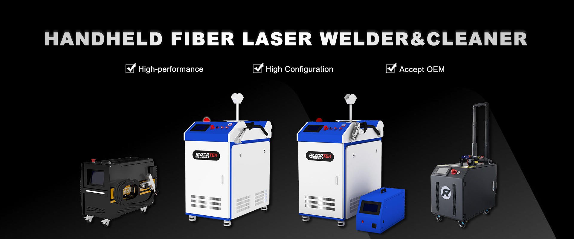 handheld fiber laser welder,laser clenaing machine