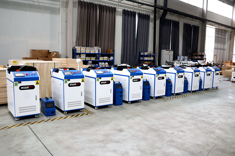 Razortek Fiber Laser Welders are Ready to Be Packed and Shipped!